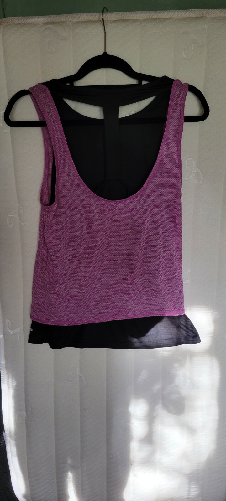 New Women's Double Tank Top & Compression Tight W/ Khaki Taping C9 Champion image 3