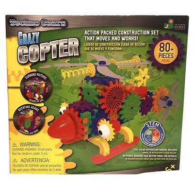 Techno Gears CRAZY COPTER The Learning Journey STEM Product Construction