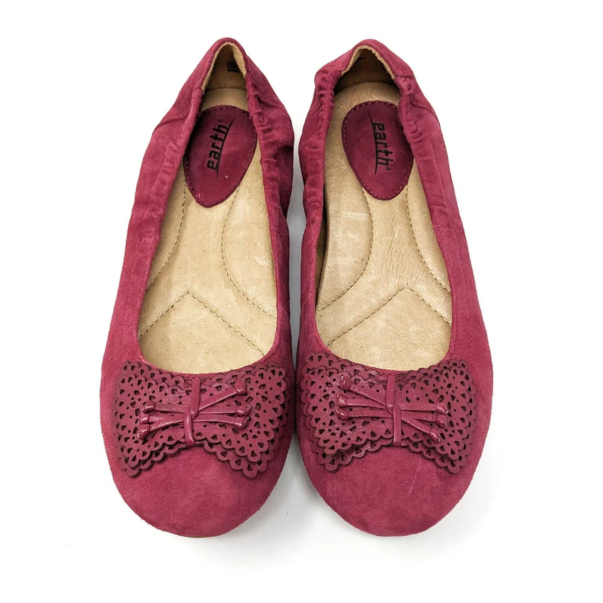 Plum flat shoes cheap