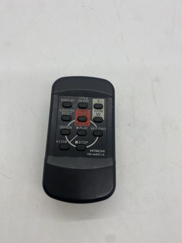 Hitachi Video Camera Camcorder Remote Control Vm-rmE611a Tested Unit Only - Picture 12 of 24