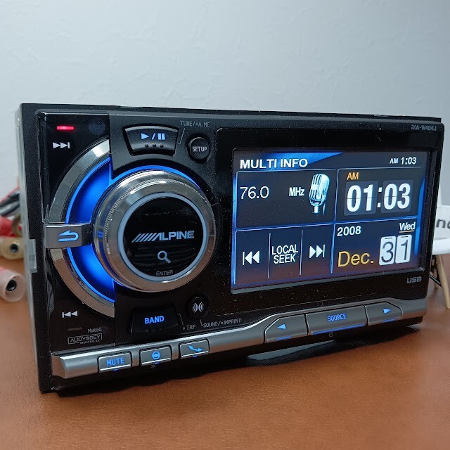 ALPINE　iXA−W404J Alpine iXA-W404J Used 2DIN Car Audio Digital Media Receiver