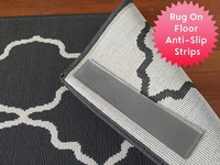 Sticky Strips Non-slip Rug Pads For Rug-on-floor Anti-slip. 4 Pack Intended To A Sticky Strips Non-slip Rug Pads For Rug-on-floor Anti-slip. 4 Pack Intended To A