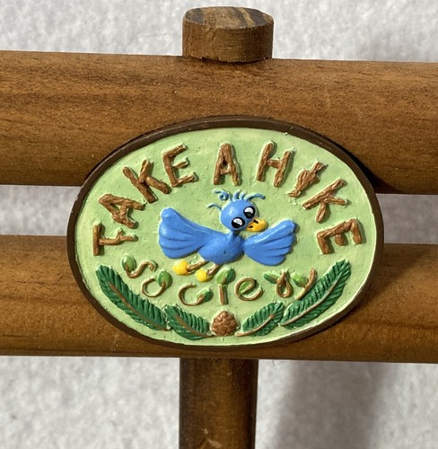 Muffy VanderBear Accessories ~ Take a Hike ~ Wood Log Bench - Picture 2 of 9
