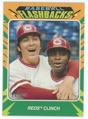 2024 TOPPS HERITAGE  FLASHBACKS CINCINNATI REDS  BF - 11
