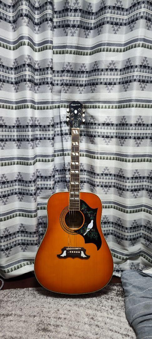 超美品 送料無料♪Epiphone DOVE PRO ♪エレアコ ケース付