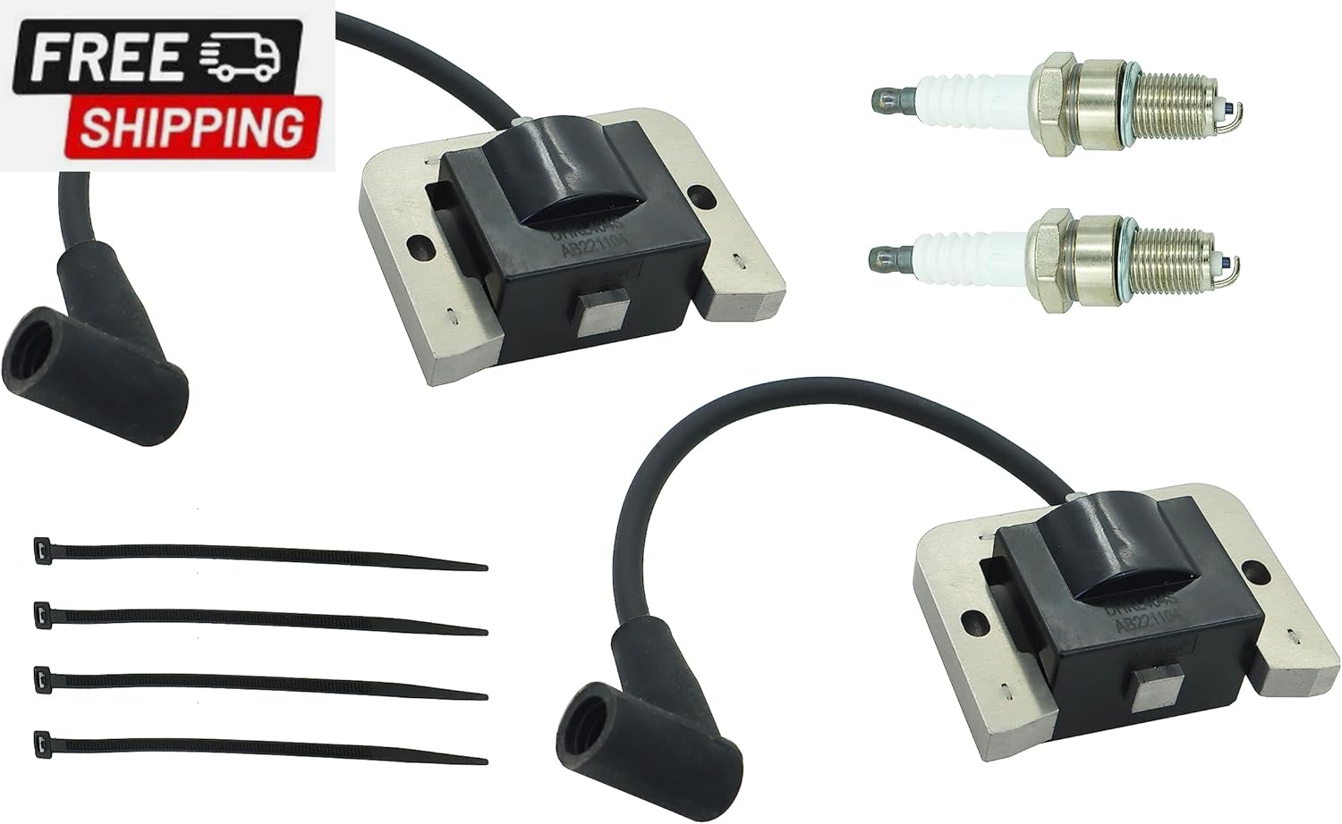2 Pack Ignition Coil Module Compatible with Kohler KT600 KT610 KT715 KT725 KT730 Engines  