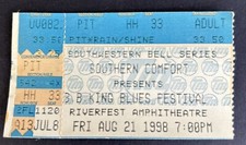 B.B. King Blues Fest Concert Ticket Stub Riverfest Amphitheatre Aug 1998