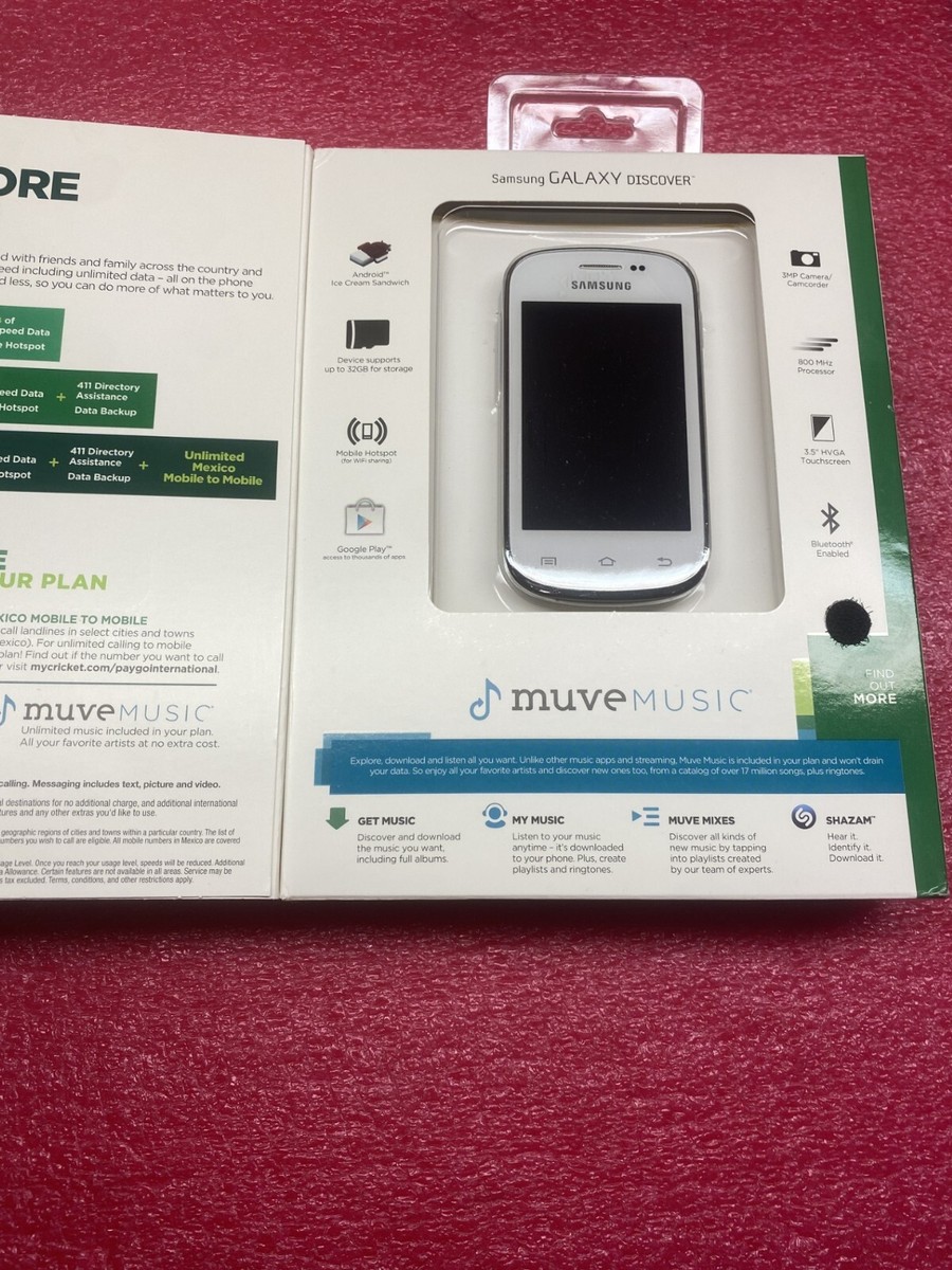 Samsung Galaxy Discover GB WHITE (Cricket Wireless)