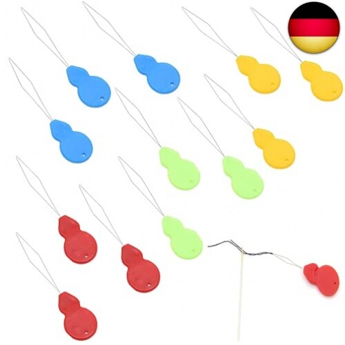 12 StüCk NadeleinfäDler, Nadel EinfäDler, Kunststoff NäHnadeln EinfäDler, Handma-image