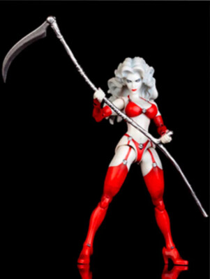 Exec. Rep. 1/12 LADY DEATH SOLD OUT SCARLET VARIANT LTD ED /SALE + FREE ORIGINAL