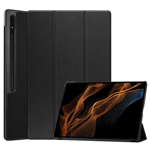 NEW Luxury PU Leather Slim Smart Flip Case Cover For Samsung Tab S9 Ultra 14.6" - 第 1/18 張圖片