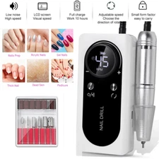 45000RPM Nail Drill Machine Kit Electric Portable Nail File Gel Nails Polishing