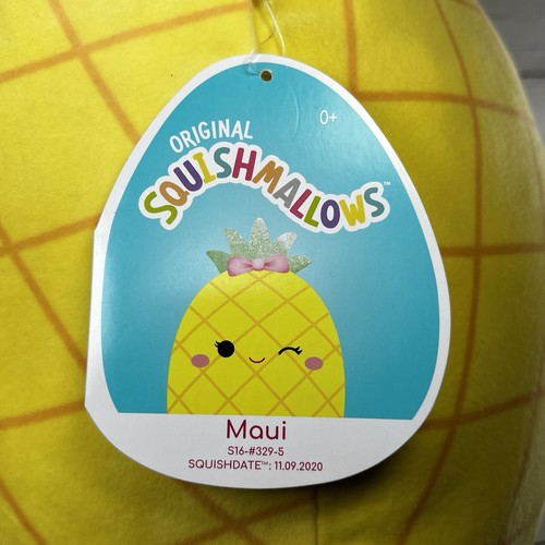 Squishmallow Official Kellytoy Plush 16" Maui The Pineapple - Ultrasoft NWT - Picture 2 of 7
