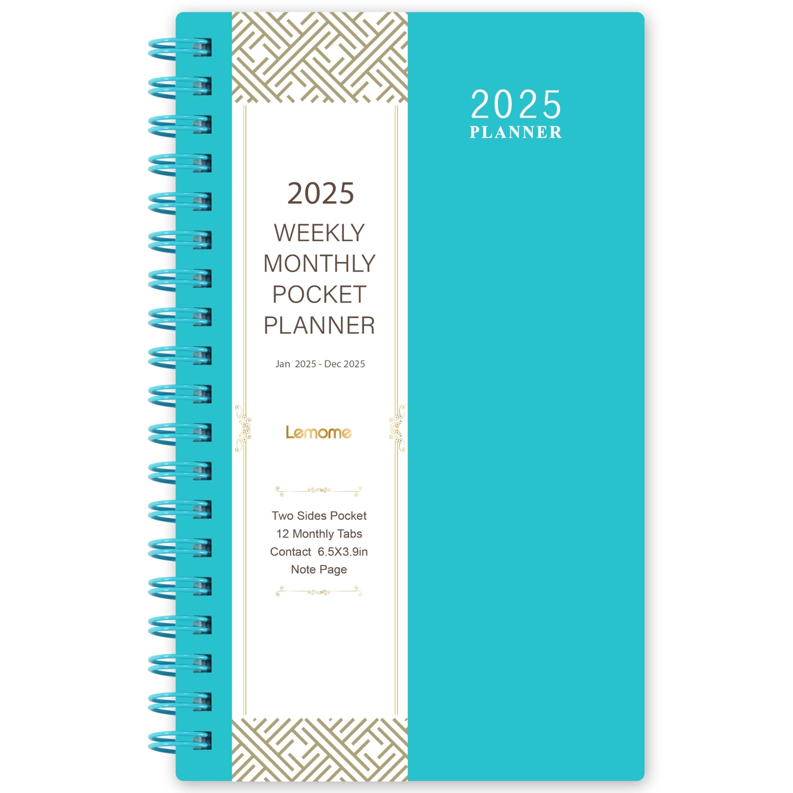 2025 Pocket Calendar/Planner - Weekly & Monthly Pocket Planner for Purse, Jan...
