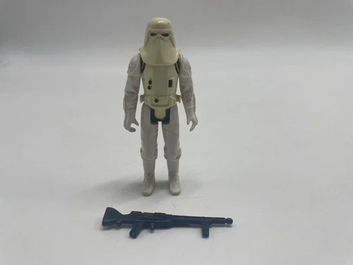 Snowtrooper Vintage Star Wars Action Figure  w/ Rifle 1980 Kenner