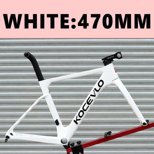 Carbon Road Bicycle Frame 440-560mm Frameset Full Internal Cable 700x32C Tire - Picture 36 of 48