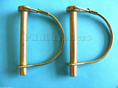 Goupilles De Sécurité Pour Remorque - Lot De Goupilles Fendues Verrouillables 4 Mm