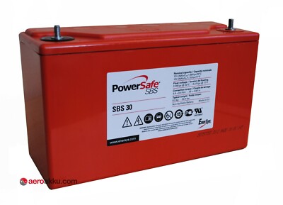 SBS30 Enersys Powersafe AGM Akku Batterie 12V 30Ah Alternative zu Fullriver HC30