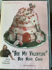 CAKE DECORATING DVD VALENTINE BEE HIVE CAKE Susan Carberry