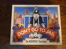 Don't Go To Jail Game Monopoly Parker Brothers 100 Complete Vintage 1991
