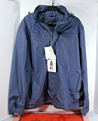 NORTH END Excursion Jacket, 88216, Navy Blue, Men's XL, 100% Polyester, NWT! 