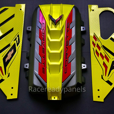 2020/24 CORVETTE C8 ENGINE COVER ACCELERATE/HYPERSONIC CARBON FIBER APP. PKG