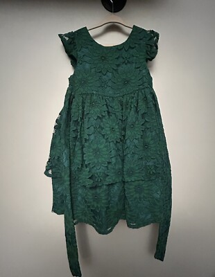 Dillards Laura Ashley Deep Girl's Holiday Dress Size 5 EUC | eBay