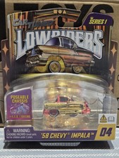 2026 Cartuned Lowriders - Show Glow Series 1 - 1958 Chevy Impala - Gold Chase