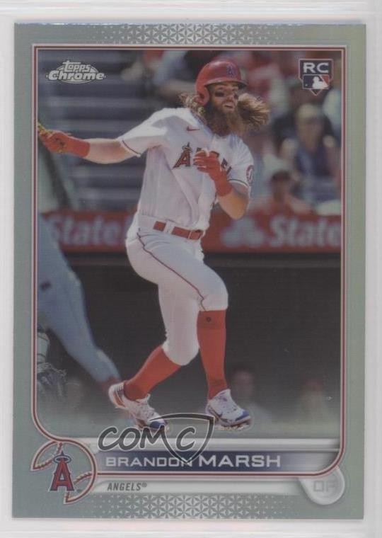 2022 Topps Chrome Sonic Refractor Brandon Marsh #133 12g7