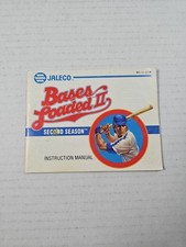 Bases Loaded II Second Season 2 NES Nintendo Instruction Manual Only