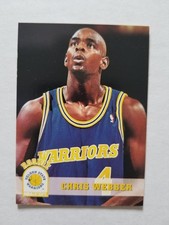 1993-94 Hoops #341 Chris Webber Rookie