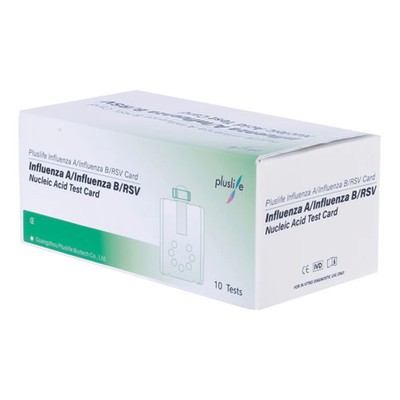 Pluslife Influenza A / Influenza B / RSV Testkits (10 Tests) | Packung (10