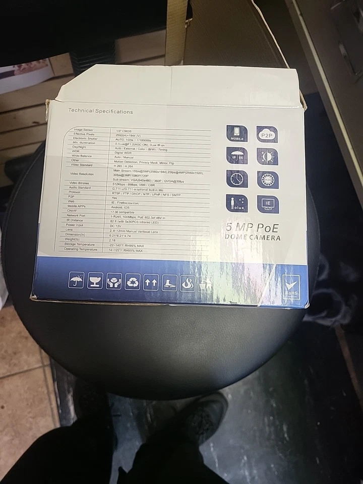 GW Security 5 MP Dome  Camera - Image 3 of 4