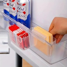 Refrigerator Hanging Cheese Slice Organizer Space Saving Kitchen Storage Rack