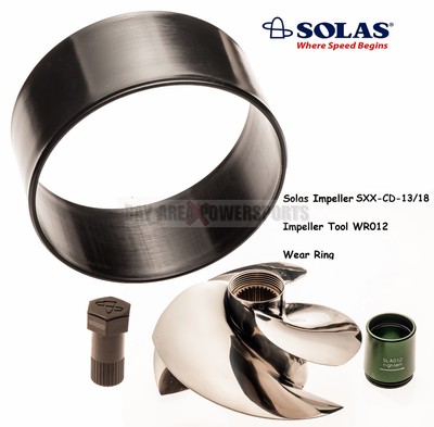 Solas Sea Doo 300 HP Impeller W/ Wear Ring & Tool 13/18 RXPX RXTX GTX 2016-2025