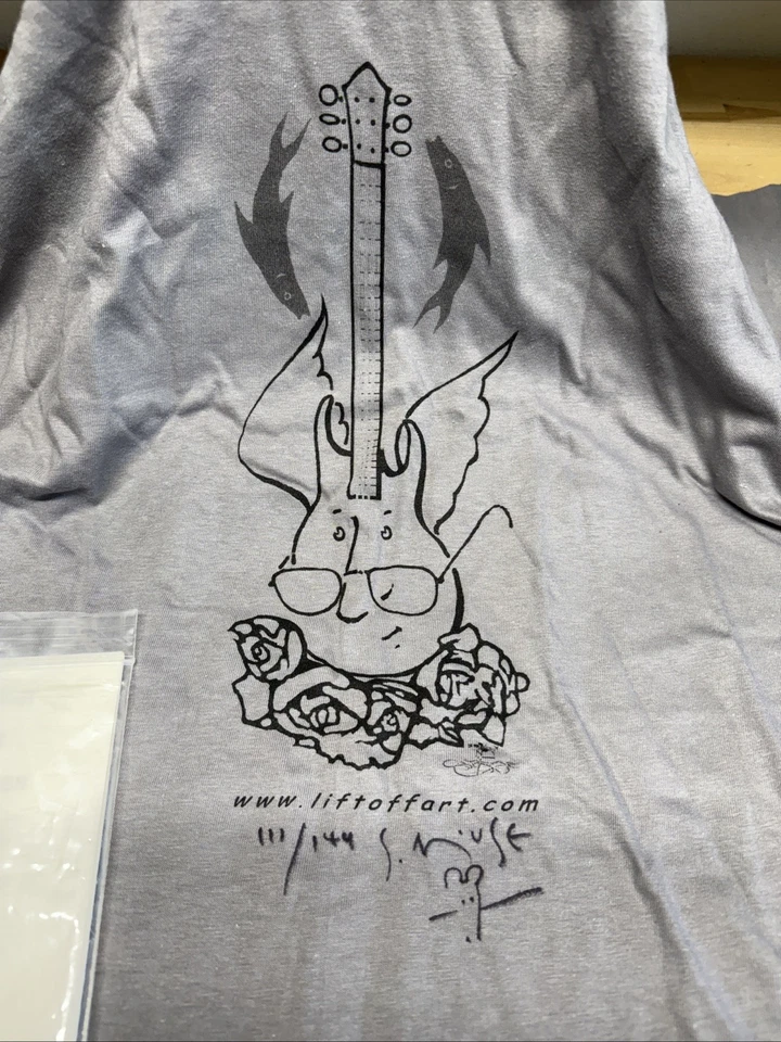 Signed 111/144 Stanley Mouse Adult XL Lift to Fart T-Shirt Stanley George Miller - Image 2 of 4