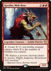 Krenko, Mob Boss - Duel Decks: Merfolk vs. Goblins #052