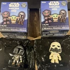 Funko Mystery Minis The Mandalorian Lot of 2 Chase :Mando 1/36+ SnowTrooper 1/24