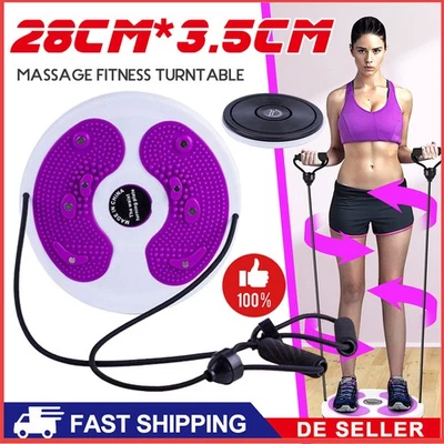 MARKENLOS Figur Trimmer Hüfttrainer Bauchtrainer Balance mit Expander Fitness Wackelbrett