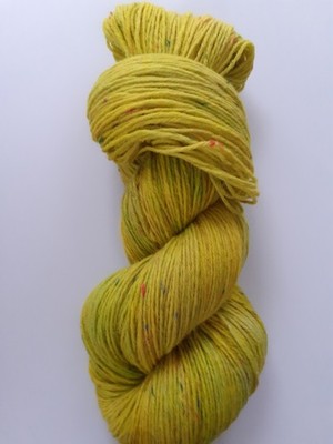 Petra´s handgefärbte ''Tweed'' Wolle 6fach, 150g Strang (TX23)
