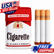 Cigarette Dog Toy Funny Squeaky Stuffed Plush Toys for Medium & Small Dog