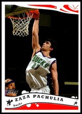 2005 Zaza Pachulia Topps BASKETBALL #44 Milwaukee Bucks