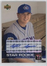2003 Upper Deck Prospect Premieres Auto Justin James #P40 Auto 1fc8