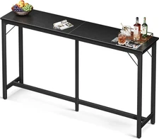 ODK 71 Inch Bar Table, Bar Height Pub Table, Counter Height Bar Table, Rectangu