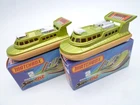 VINTAGE MATCHBOX SUPERFAST No.2f RESCUE HOVERCRAFT PAIR IN ORIGINAL BOXES 1976