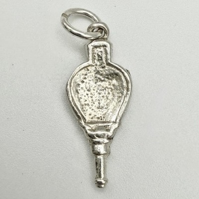 Vintage 925 Sterling Silber Kamin Blasebalg Charm Anhänger 