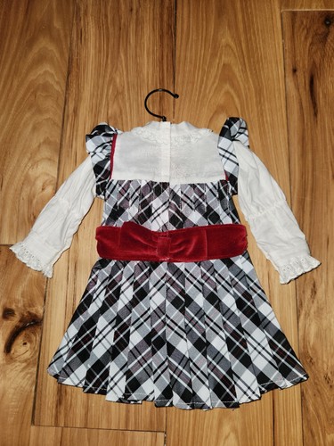 American Girl Puppe Nellie Holiday Outfit Weihnachten kariertes Kleid und Aufhänger gebraucht, in einwandfreiem Zustand - Bild 2 von 3