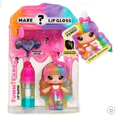 Yummiland Lipgloss Doll Holiday Collection - Stephie Snowcone