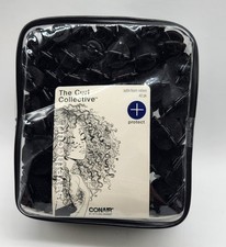 Conair The Curl Collective Foam Rollers, Satin, Assortment, Black, 42 Count