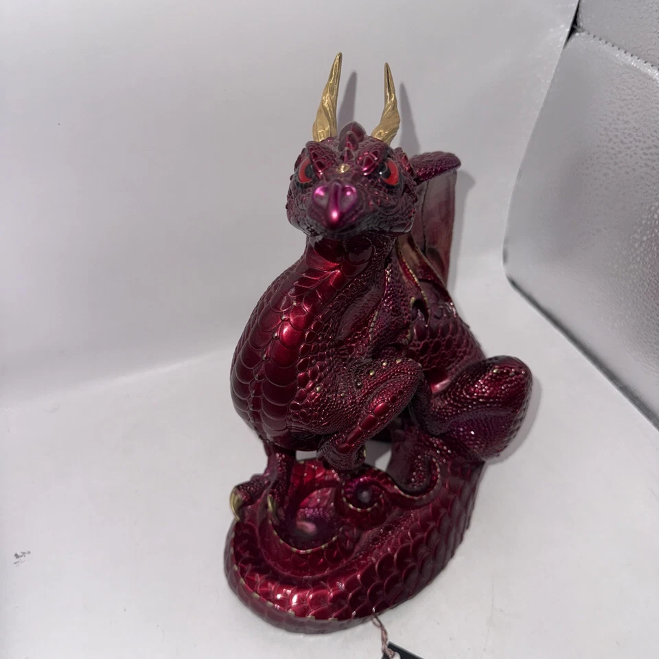 Windstone Ediciones Pena Dragón Rojo Rubí Rascador Dragón De Colección 2000 con Etiquetas Foto 3 de 4